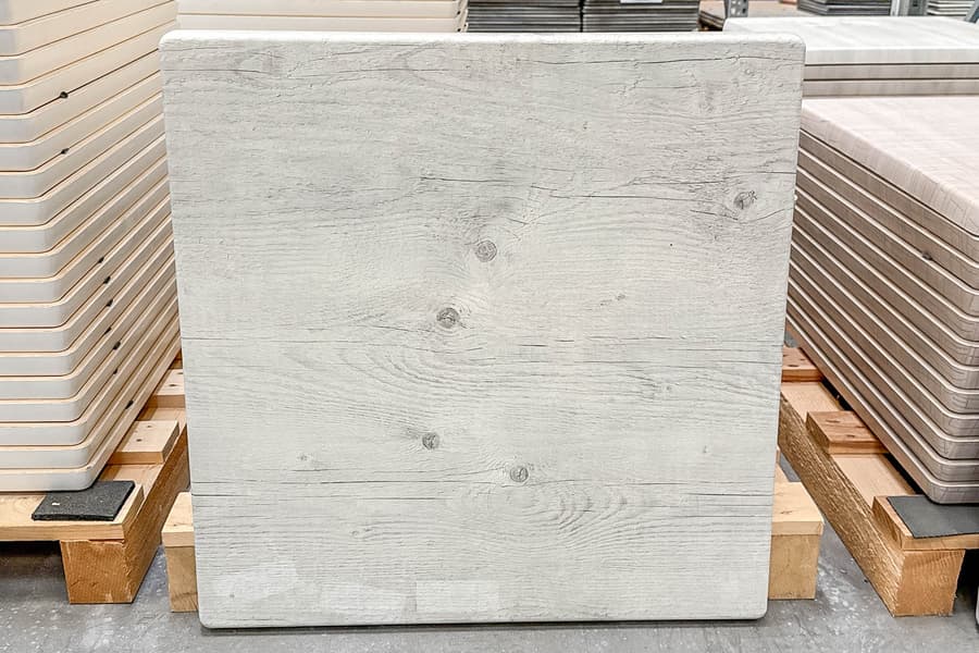 5 Tischplatten Classic Line \Timber White\